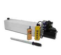 Flowfit 24V Dc Doppio Agendo, Doppio Solenoide Idraulico Power Pack Con Retro Up