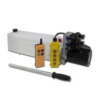 Flowfit 24V Dc Doppio Agendo, Doppio Solenoide Idraulico Power Pack Con Retro Up