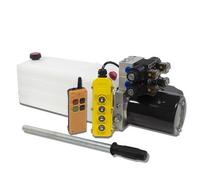 Flowfit 24V Dc Doppio Agendo, Doppio Solenoide Idraulico Power Pack Con Retro Up