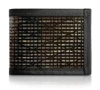 Flowfold Recycled Sailcloth Wallets - Vanguard Bifold Wallet, Front Pocket Wallet, Slim Minimalist Wallets Made in USA (Black Sailcloth)