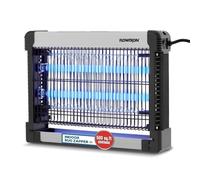 Flowtron - Zapper per interni | 16 W elettrico per insetti con griglia d'urto da 3000 V senza ostruzione | Copertura da 500 piedi quadrati, trappola per zanzare a doppia luce UV per la casa