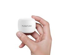 FLOWTUNE Sound Machine, macchina per il rumore bianco per bambini e adulti, 18 suoni senza loop, timer, funzione memoria, regalo portatile per la terapia del suono del sonno (bianco)