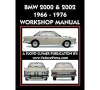 Floyd Clymer BMW 2000 & 2002 1966-1976 Workshop Manual (Tascabile)