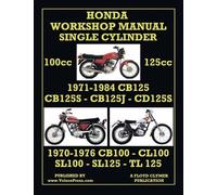 Floyd Clymer HONDA 100cc & 125cc SINGLE CYLINDER 1970-1984 WORKSHOP (Tascabile)
