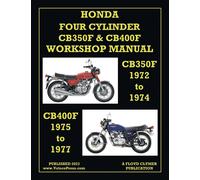 Floyd Clymer Honda 1972-1977 4-Cylinder Cb350f & Cb400f Workshop Man (Tascabile)