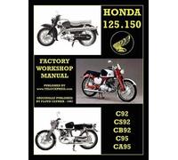 Floyd Clymer Honda Motorcycles Workshop Manual 125-150 Twins 1959-19 (Tascabile)