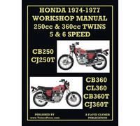 Floyd Clymer Honda Workshop Manual 1974-1977 Twin Cylinder 5 & 6 Spe (Tascabile)