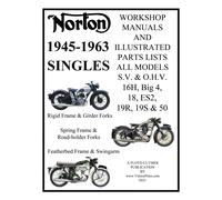 Floyd Clymer NORTON 1945-1963 SINGLE CYLINDER S.V. & O.H.V. 16H, Big (Tascabile)