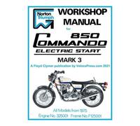 Floyd Clymer Norton Workshop Manual for 850 Commando Electric Start (Tascabile)