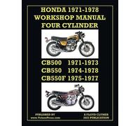 Floyd Clymer Ve Honda 1971-1978 Workshop Manual 4-Cylinder Cb500, Cb (Tascabile)