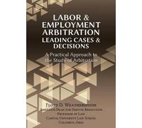 Floyd D Weatherspoon Labor & Employment Arbitration (Tascabile)