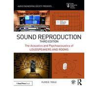 Floyd E. Toole Sound Reproduction (Tascabile) Audio Engineering Society Presents