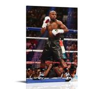 Floyd Mayweather Jr. Poster artistico anti schizzi per soggiorno e camera da letto, dipinti da appendere adatti per più scenari, non c'è bisogno di perforare, facile da installare, adatto per regali e