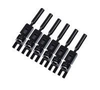 Floyd Rose Style - Set di 6 selle per ponte tremolo di ricambio, colore: Nero/Argento/Oro