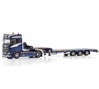 FloZ Per WSI per Scania S Normal CS20N 4X2 SEMI Low Loader - 3 ASSI per R.J. Boon Transport 1:50 Modello Pre-Costruito