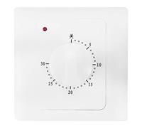 Flpeekash AC 220V 10A 30 Min Timer per il Conto Rovescia Interruttore Elettrico Digitale Interruttore di Controllo Della Spina Timer Presa un Manopola Stile Meccanico