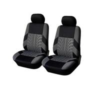 FLPLZKMNZK Copri sedili set protezione Coprisedili Anteriori Per Auto Adatti Per La Maggior Parte Delle Auto Coprisedili Per Auto Con Lettere Ricamate Antipolvere Coprisedili Auto(Size 2)