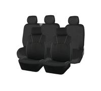 FLPLZKMNZK Copri sedili set protezione Coprisedili Neri Tipo Coprisedile Per Auto Diviso In Poliestere Con Airbag Compatibile Adatto Per La Maggior Parte Delle Auto Coprisedili Auto(Gray Line)