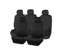 FLPLZKMNZK Copri sedili set protezione Coprisedili Neri Tipo Coprisedile Per Auto Diviso In Poliestere Con Airbag Compatibile Adatto Per La Maggior Parte Delle Auto Coprisedili Auto(Red Line)