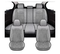 FLPLZKMNZK Copri sedili set protezione Coprisedili Per Auto Adatti Per La Maggior Parte Delle Auto Regali Estivi Traspiranti Di Lusso Per Donna Uomo Interni Auto Coprisedili Auto(Full Set-Grey)