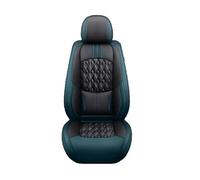 FLPLZKMNZK Copri sedili set protezione Cuscino In Pelle Per Coprisedile Per Auto Per VW Per Jetta Accessorio Interno Impermeabile E Resistente All'umidità Coprisedili Auto(Black Blue)
