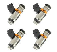 FLPLZKMNZK Kit iniettori 4 Pezzi ricambi Auto iniettore di Carburante per Auto iniettore di Carburante per Fiat per Grande per Punto 1.2/1.4 OEM: IWP160 Bocchettone iniezione Auto