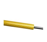 FLPLZKMNZK Ressorts Compression 1PC Puntone Portellone Posteriore per Città per Cabriolet Convertibile 1981-1986 Ascensore Supporto Ammortizzatore Asta Molle a Gas(Yellow Carbon Fiber)