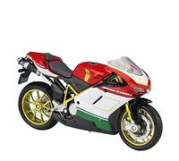 flrian per Ducati 1098s，2014 Monster 1200S，1:18 Modello di Motocicletta Replica Auto da Corsa Simulazione Auto Regalo Pezzi per Veicoli Rossi Modelli di Moto(1098s)
