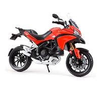 flrian per Ducati Multistrada 1200S 1:12 Modello di Auto Pressofusa Rossa in Lega di Simulazione Auto da Collezione Hobby Modello di Moto Regalo Ornamento Modelli di Moto
