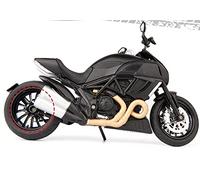 flrian per Ducati Streetfighter S, Diavel Carbon, Modello di Moto da Corsa in Lega 1:12 Replica di Auto da Strada Ornamenti for Veicoli Regalo Decorazione Modelli di Moto(Black)