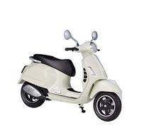flrian per Vespa GTS Super 2020 1:12 in Lega for Il Tempo Libero Modello di Moto Simulazione Modello di Moto in Metallo Flessibile Ruota Che Gira Regalo del Giocattolo Modelli di Moto(White)