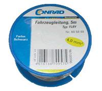FLRY-B Components 605889 1 x 4 mm² nero 5 m