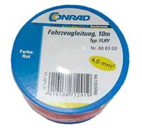 Conrad Components 606303 Cavo per veicoli FLRY-B 1 x 4 mm² Rosso 10 m
