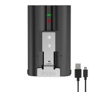 FLSTOR Batteria compatibile con anello, V4 batteria di ricambio per video Doorbell Ring2/3/3+/4 fotocamera/Spotlight Cam/Peephole Cam/Stick Up fotocamera agli ioni di litio, 2 confezioni (3,65 V, 6040