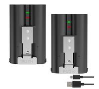 FLSTOR Batteria di ricambio compatibile con anello, V4 per video Doorbell Ring2/3/3+/4 fotocamera/Spotlight Cam/Peephole Cam/Stick Up fotocamera agli ioni di litio, 2 confezioni (3,65 V, 6040 mAh)