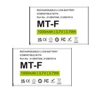 FLSTOR Batteria per AVM Fritz!Fon MT-F C5 C4 M2, batteria ricaricabile da 1000 mAh, compatibile con AVM Fritz!Fon 312BAT006/016 (1 pezzo, Li-Ion)