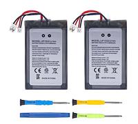 FLSTOR Batteria per controller PS4, 2000 mAh LIP1522, ricambio per controller wireless PlayStation 4 PS4 Pro Dualshock 4 CUH-ZCT1E CUH-ZCT1H CUH-ZCT1U CUH-ZCT2, confezione da 2