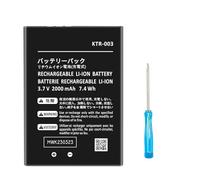 FLSTOR Batteria per New 3DS, 2000 mAh, KTR-003, batteria di ricambio per Nintendo New 3DS con cacciavite