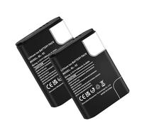 FLSTOR BL-5C - Batteria ricaricabile compatibile con Nokia serie 1100/2000/6000, radio domestica, fotocamera, telecomando TV, GPS, ecc., Li-ion, 1580 mAh, 3,7 V, 2 pezzi
