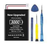 FLSTOR SP86R - Batteria ricaricabile per Playstation Vita, 3000 mAh, ricambio per PS PSV Slim, PSV 2000, PCH-2000, PCH-2007 giochi con strumenti di riparazione Whole (non per PS Vita PCH-1000)