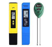 Fltaheroo Pacchetto Di 3 PH-Meters TDS PPM E 3 In 1 Tester PH PH/EC Kit Digitale Per La Casa, Il Giardino, Prato, Fattoria