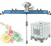 FLTRGO Mescolatore di Vernice Pneumatico con Supporto Ed Eliche Pieghevoli, Macchina di Agitazione Efficiente di Dissoluzione di Inchiostro per Miscela di Vernice Industriale~/