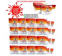 FLU COLD gocce caramelle mare africano cocco tosse lenisce dolci freschi respiri