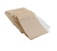 Fluaonb 600 Bustine di tè USA e Getta, Bustina di tè con Chiusura Un Coulisse nel Materiale Naturale Vuota per tè Sfuso (5X7 Cm)
