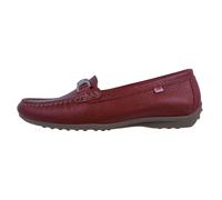 Fluchos Bruni Mocassini Per Donna Rosso Pelle Comodo Flessibile Comfort F0804