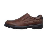 Fluchos Crono: Mocassini Uomo Marrone Pelle Soletta Estraibili E Leggero 9144