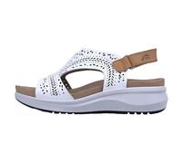 Fluchos Yagon: Sandali Da Donna Con Soletta Estraibile Bianco Pelle F1481