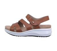 Fluchos Yagon: Sandali Da Donna Con Soletta Estraibile Marrone Pelle F1478