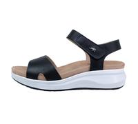 Fluchos Yagon: Sandali Da Donna Con Soletta Estraibile Nera In Pelle F1475