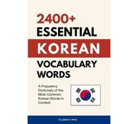 Fluency Pro 2400+ Essential Korean Vocabulary Words (Tascabile)